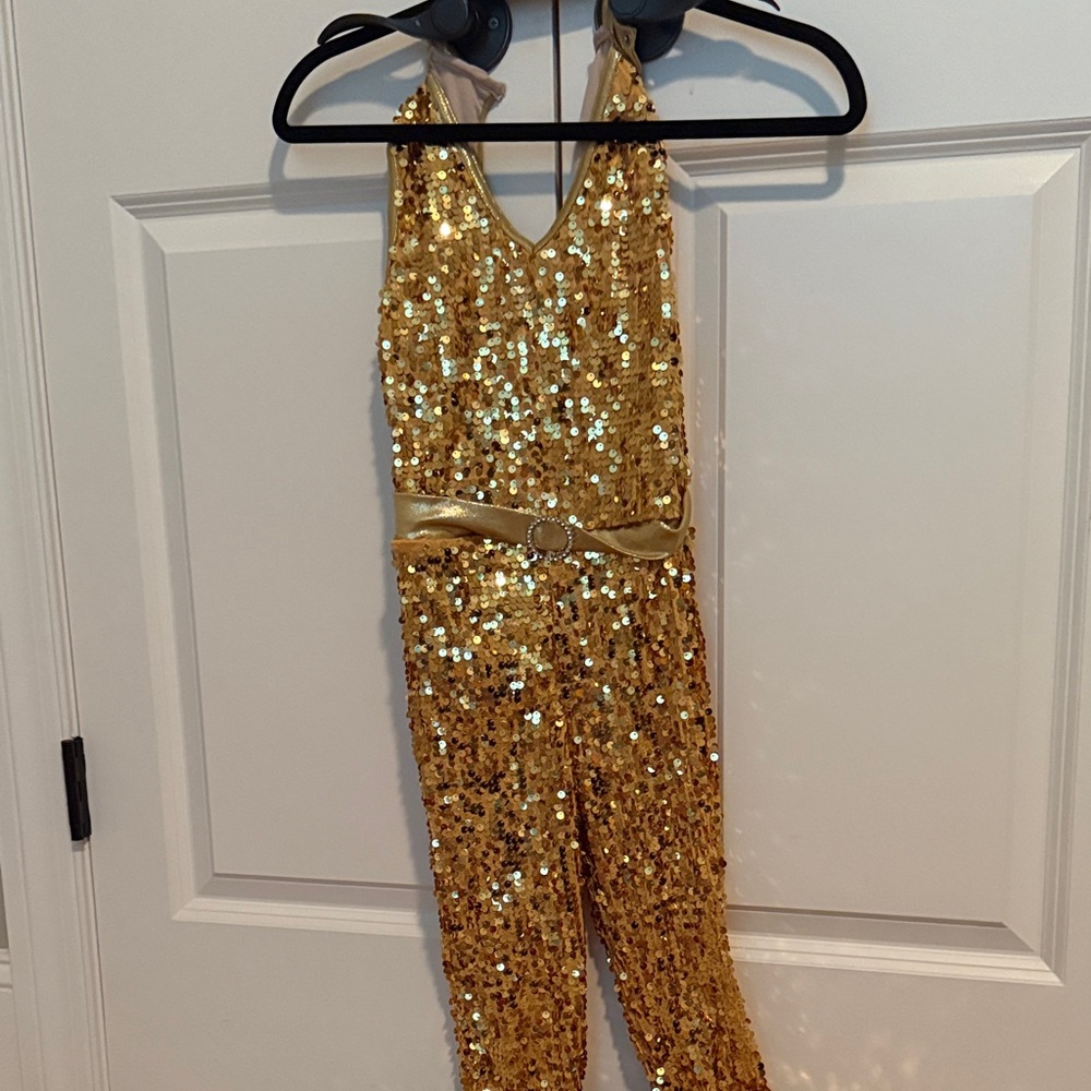 Gold jumpsuit